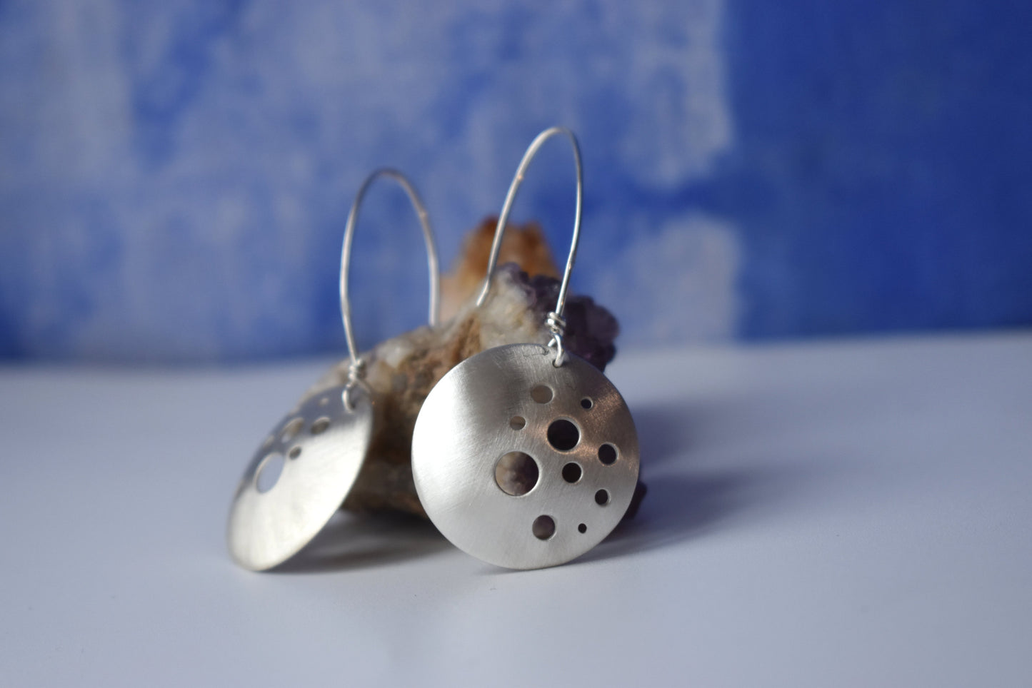 Boucles d'oreilles femme - Collection astrale - Argent massif