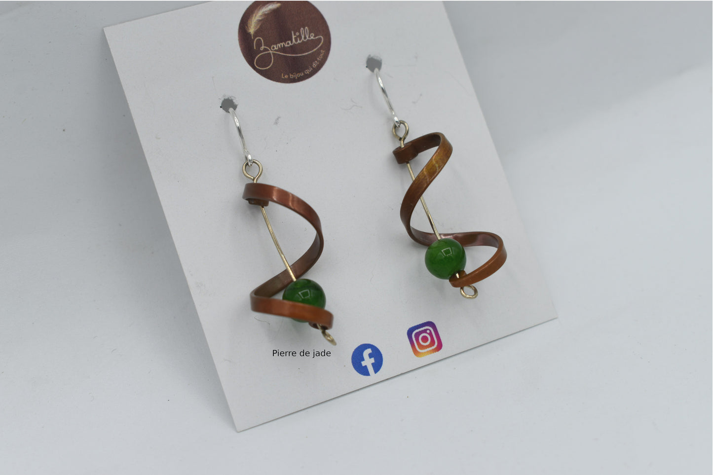 Boucles d'oreilles "tournicoti" pour habiller son oreille de fantaisie