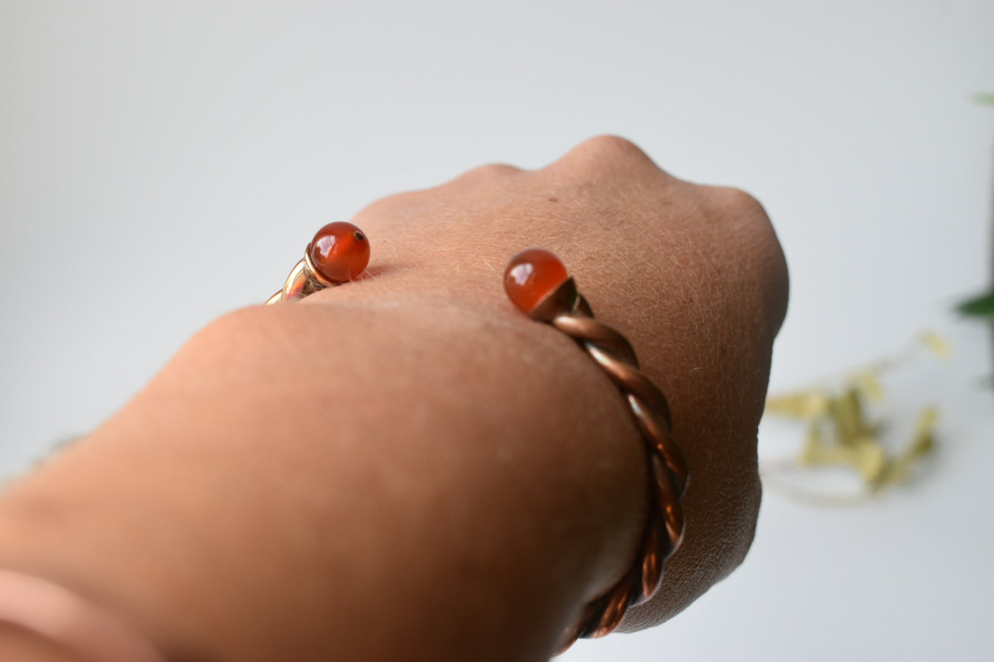 Bracelet torque cuivre