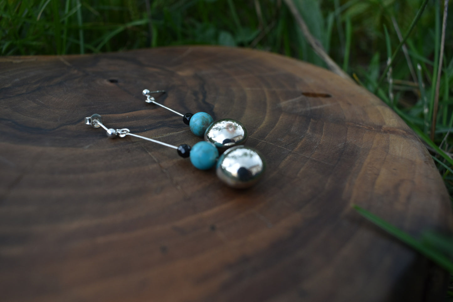 Boucles d'oreilles en argent massif - Collection astrale