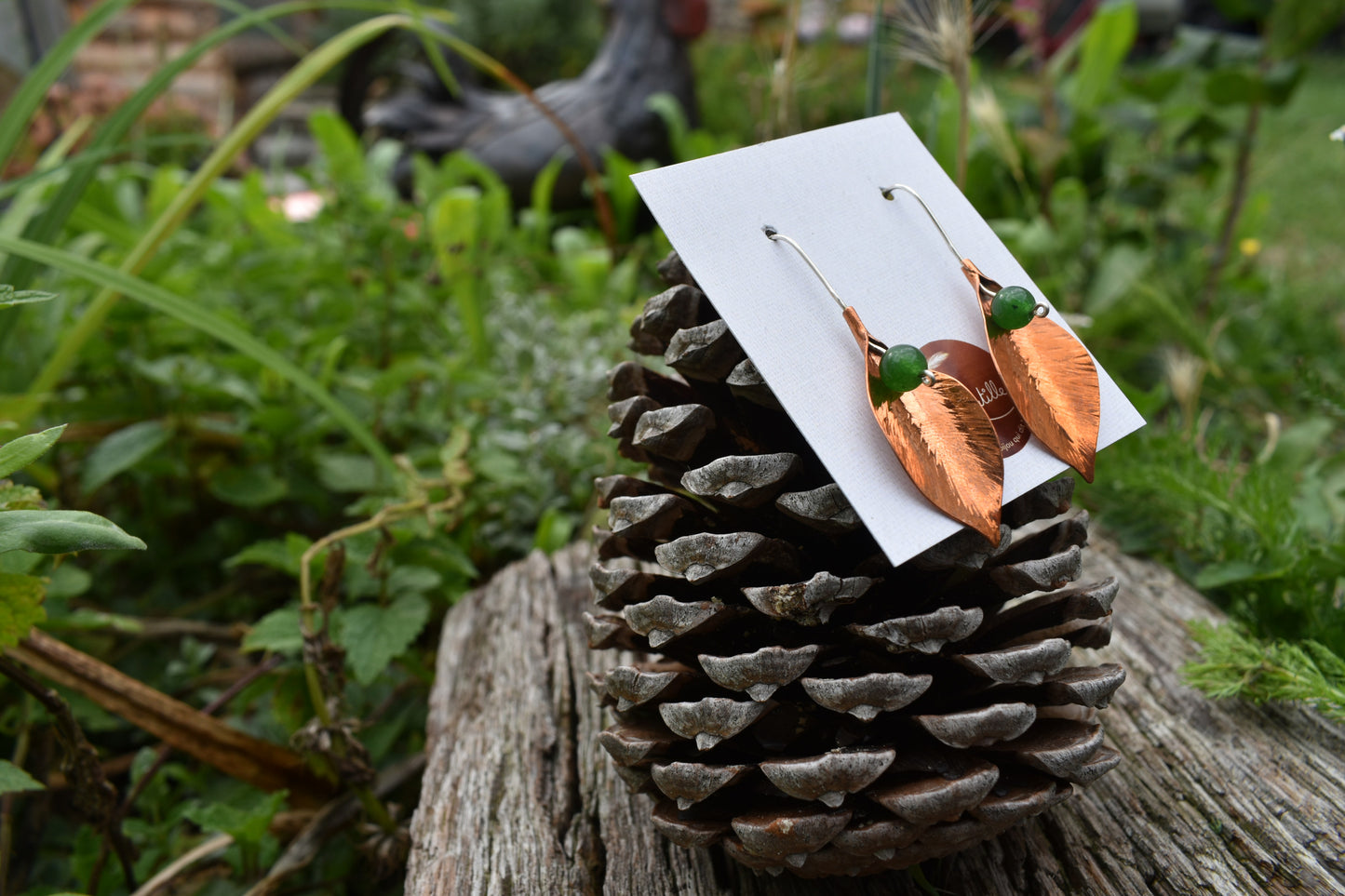 Boucle d'oreille feuille, le végétal à vos oreilles