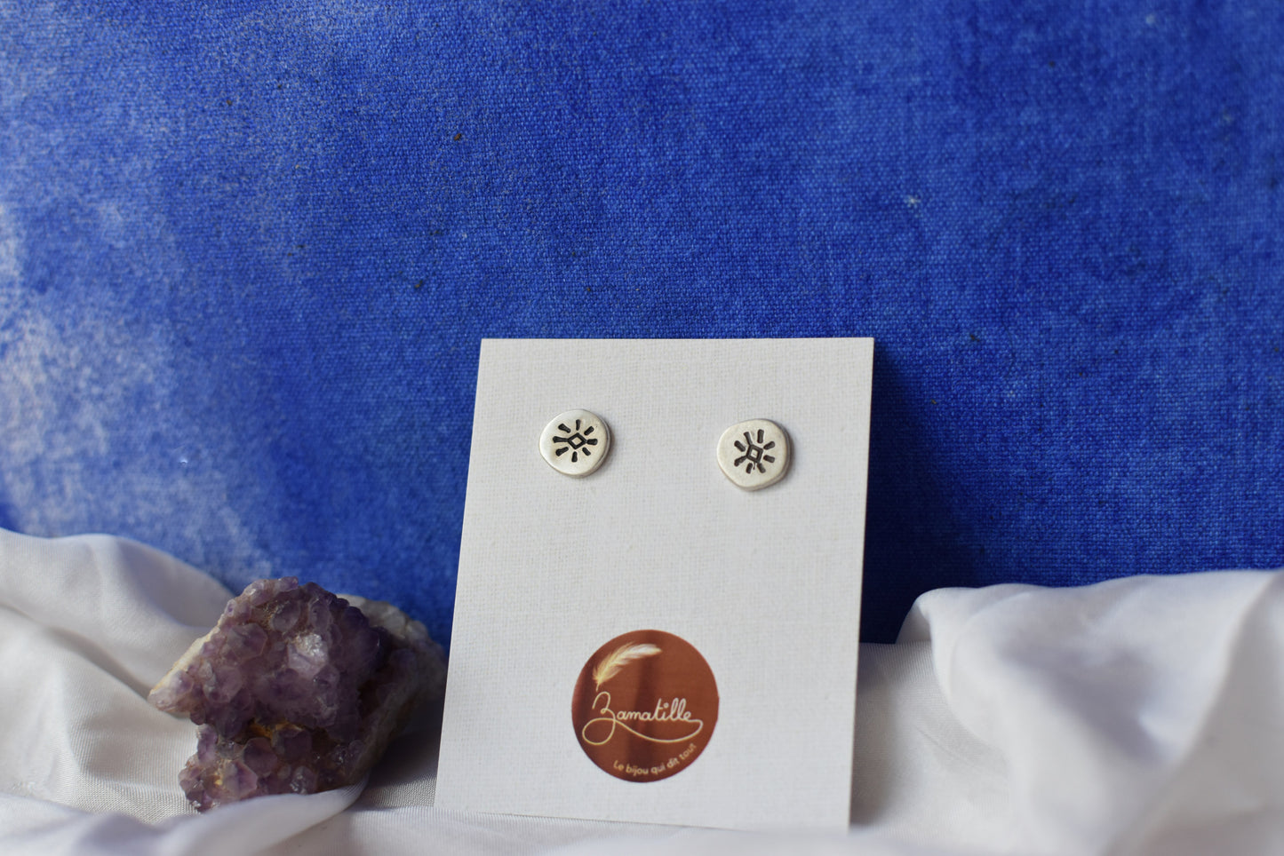 Boucles d'oreilles puce - Collection astrale