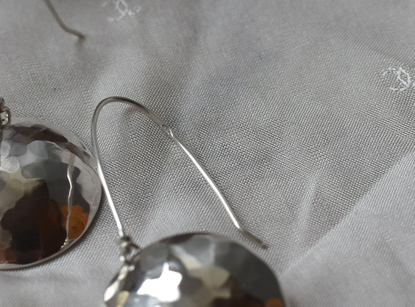 Boucles d'oreilles pendantes - Venus - Collection astrale - Argent massif