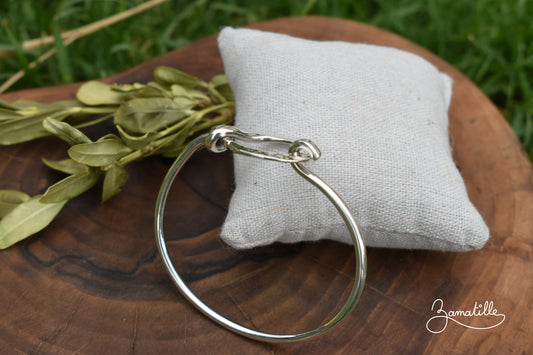 Bracelet boucle - Argent recyclé