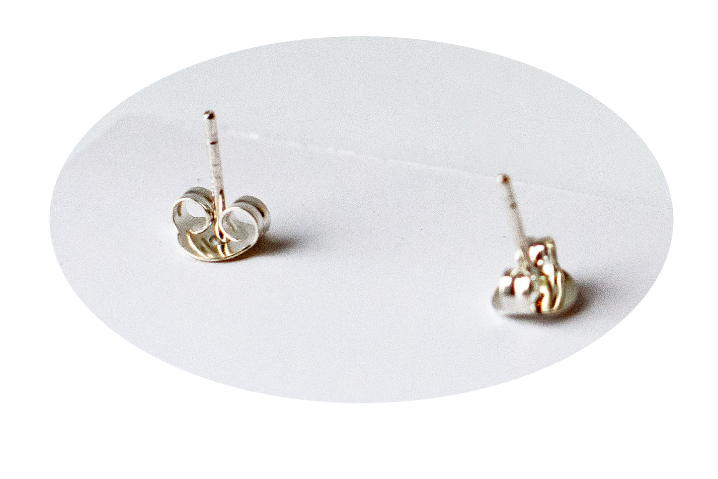 Boucles d'oreille en cuivre et  argent - Cuivre texturé
